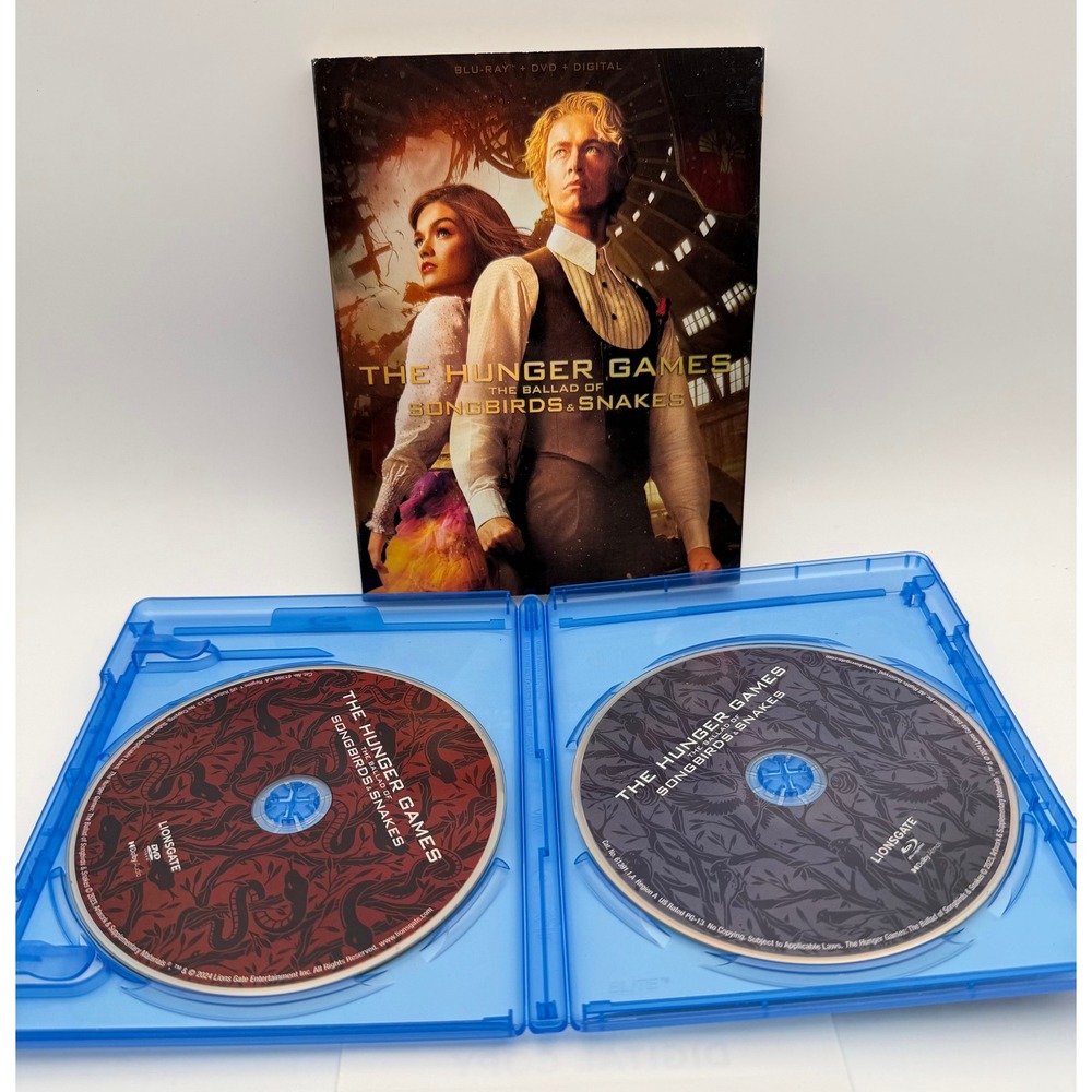 The Hunger Games The Ballad of Songbirds & Snakes Blu-ray DVD Slipcover N027